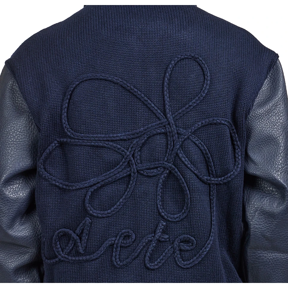 Arte Antwerp - Embroidered Flower Varsity Jacket