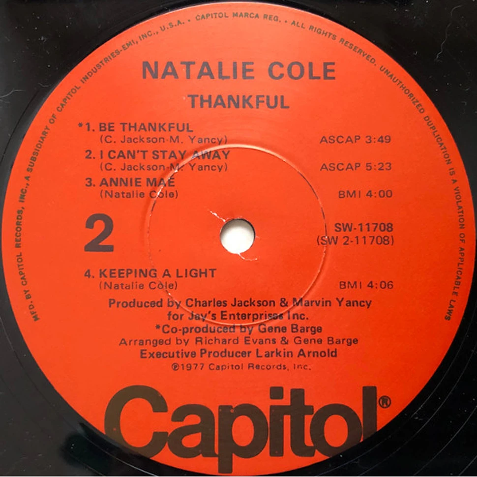 Natalie Cole - Thankful