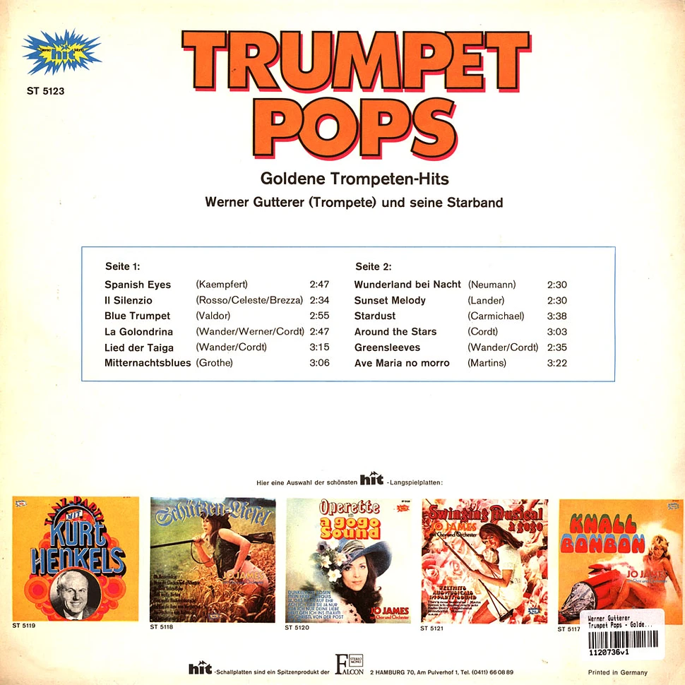 Werner Gutterer - Trumpet Pops - Goldene Trompeten Hits