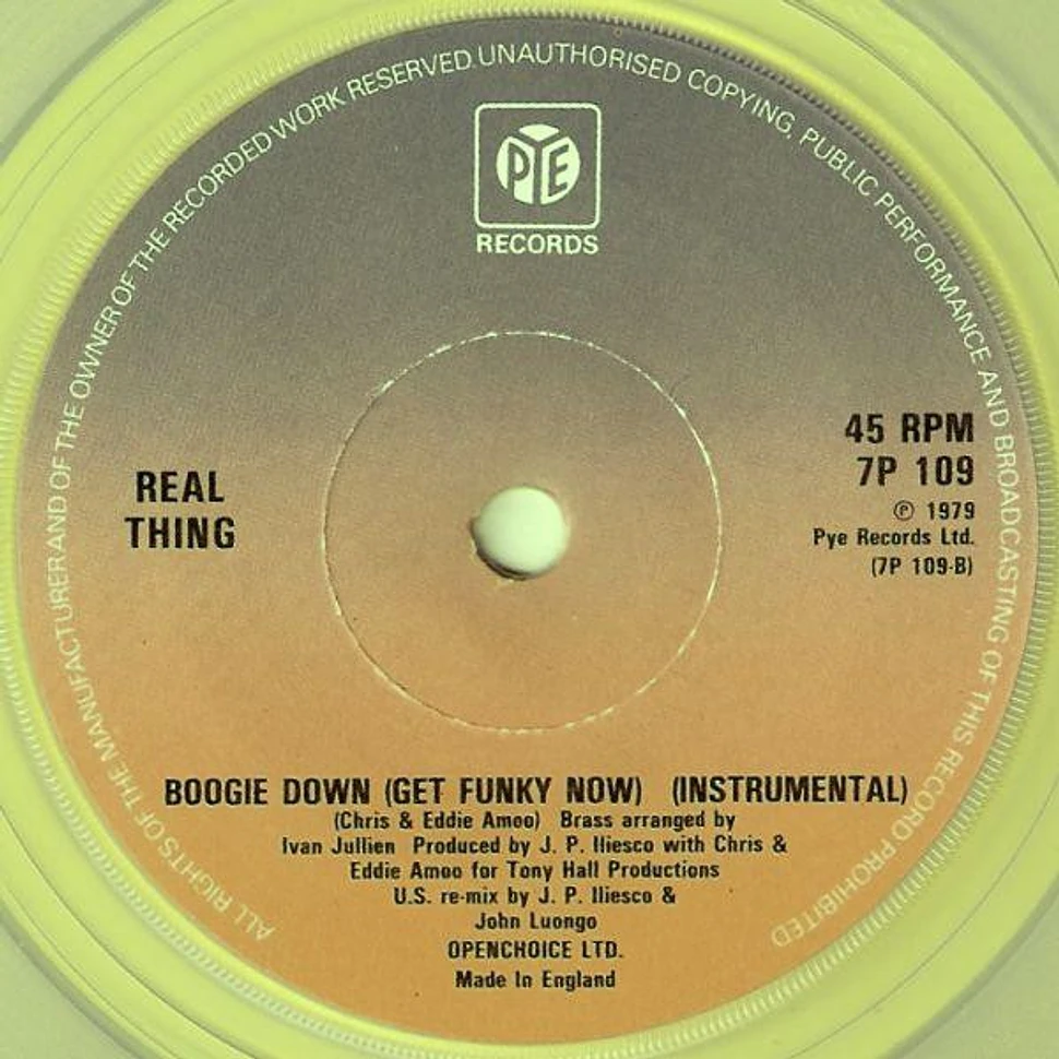 The Real Thing - Boogie Down (Get Funky Now)