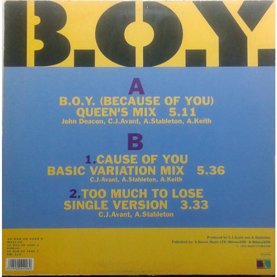 B.O.Y. - B.O.Y. (Because Of You)