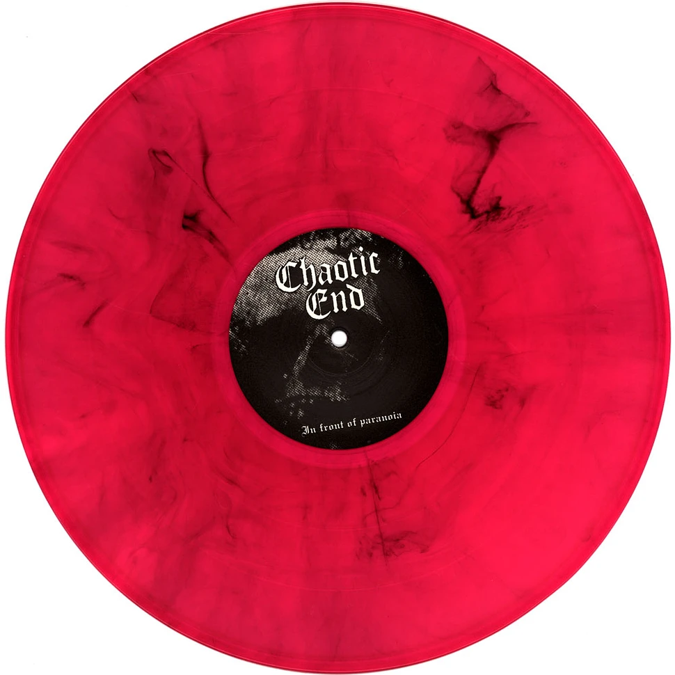 Chaotic End - In Front Of Paranoia Red Vinyl Edition