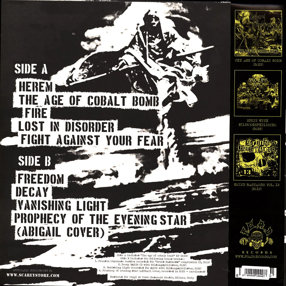 Military Shadow - The Age Of Cobalt Bomb Black Vinyl Edition