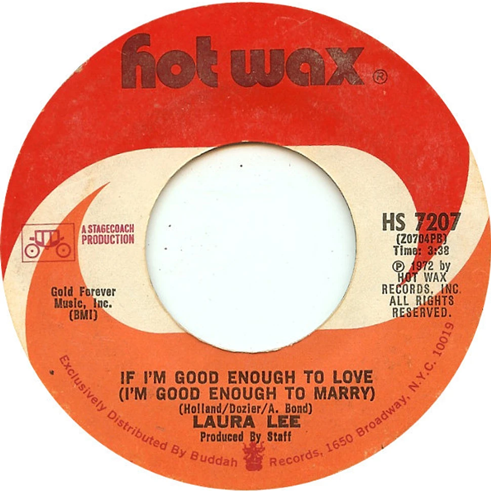 Laura Lee - If I'm Good Enough To Love (I'm Good Enough To Marry)