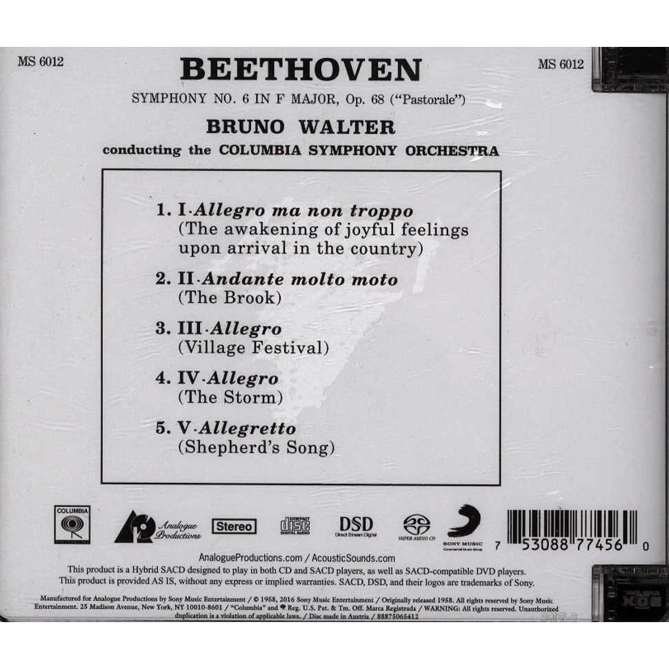 Ludwig van Beethoven - Symphony No6 "Pastorale" Hybrid SACD