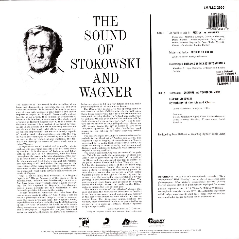 Leopold Stokowski - Sound Of Stokowski And Wagner
