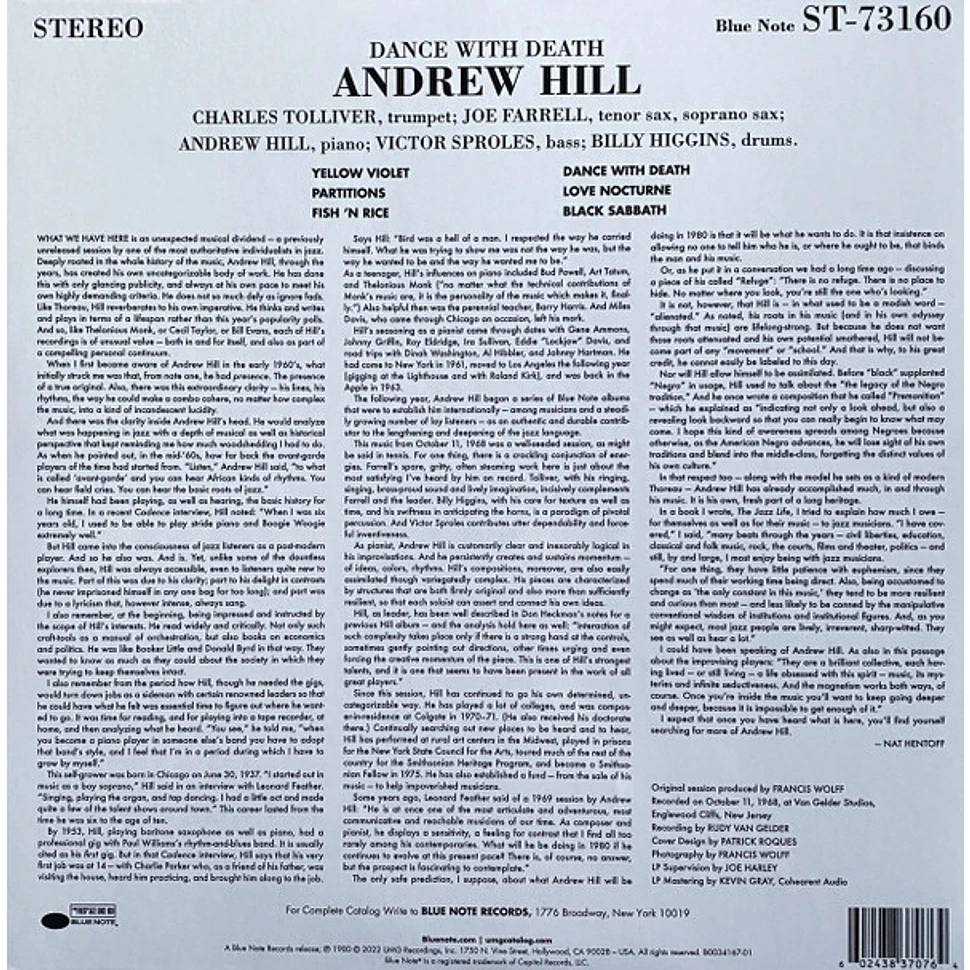 Andrew Hill - Dance With Death