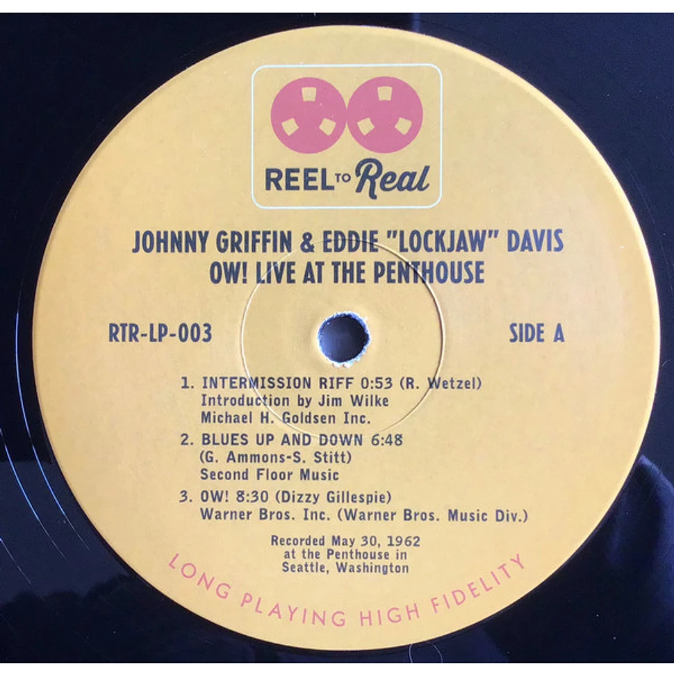 Johnny Griffin, Eddie "Lockjaw" Davis - Ow! Live At The Penthouse
