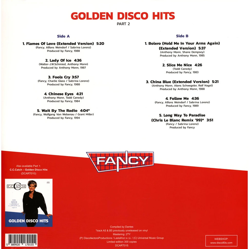 Fancy - Golden Disco Hits 2