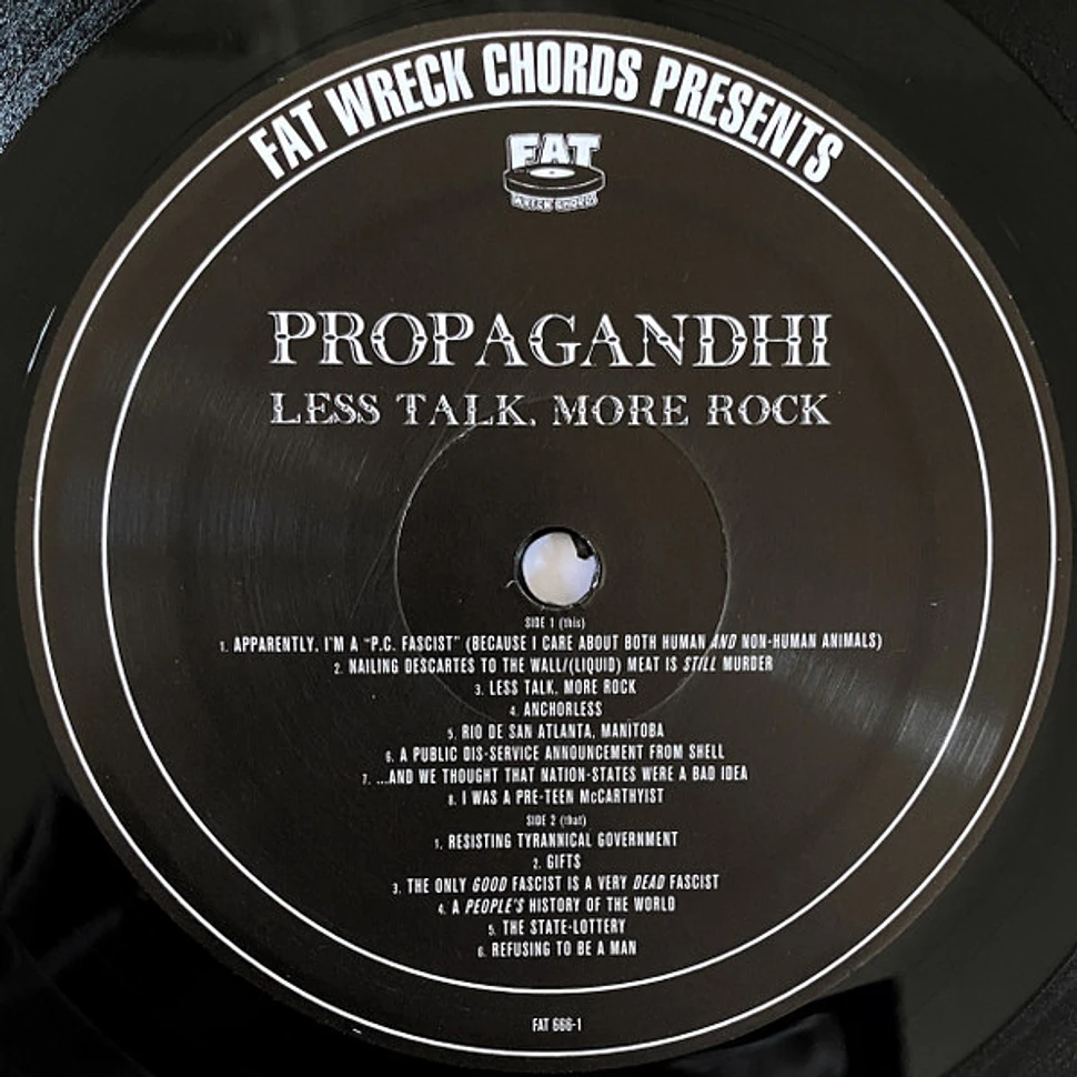 Propagandhi - Less Talk, More Rock