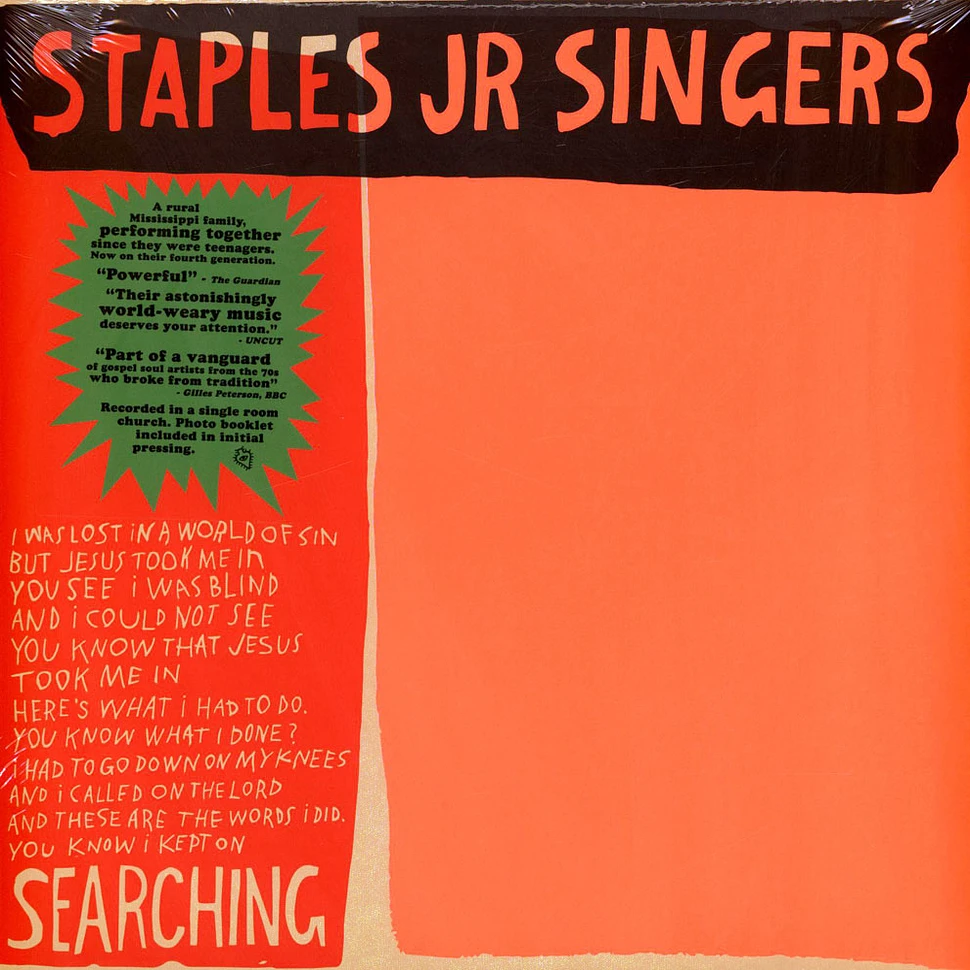 The Staples Jr. Singer - Searching
