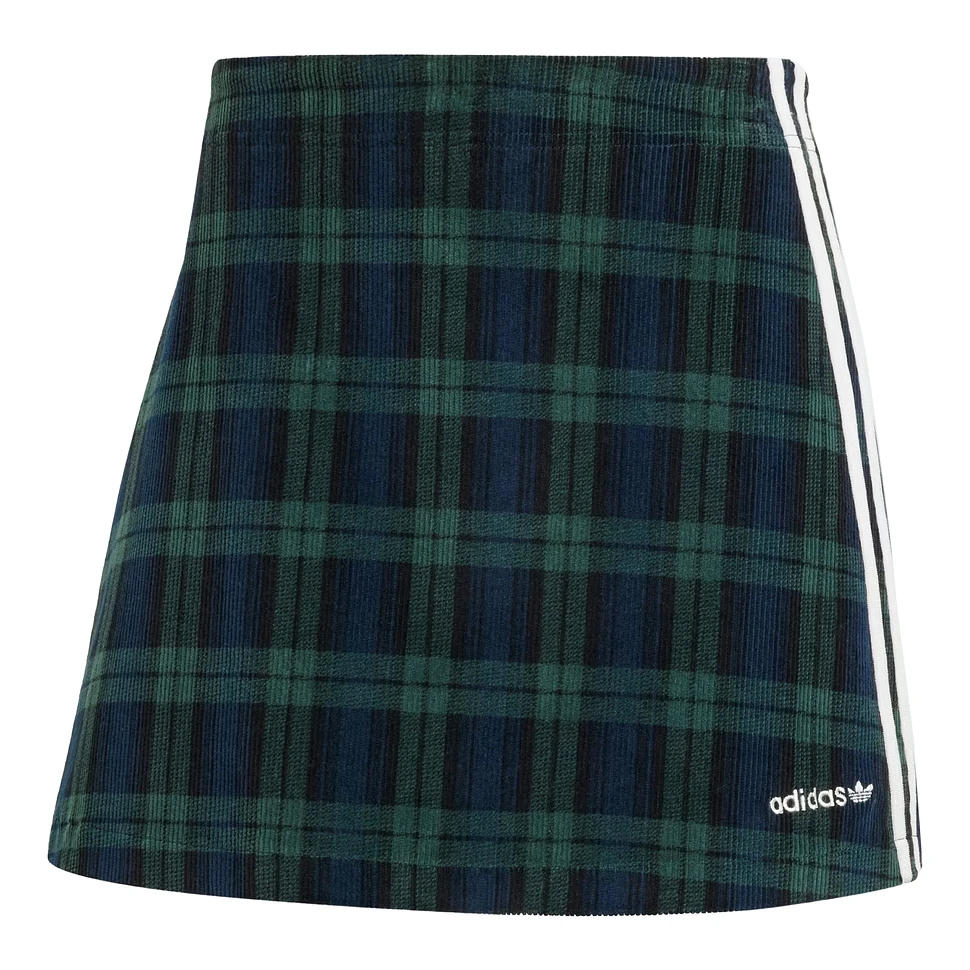 adidas - Corduroy Tartan Skirt