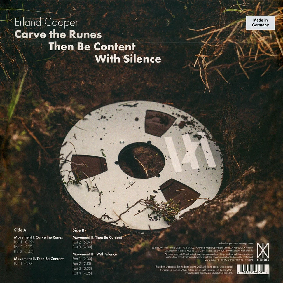 Erland Cooper - Carve The Runes Then Be Content With Silence