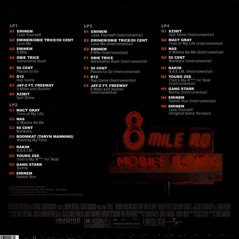 Eminem - 8 Mile Limited Die Cut Cover