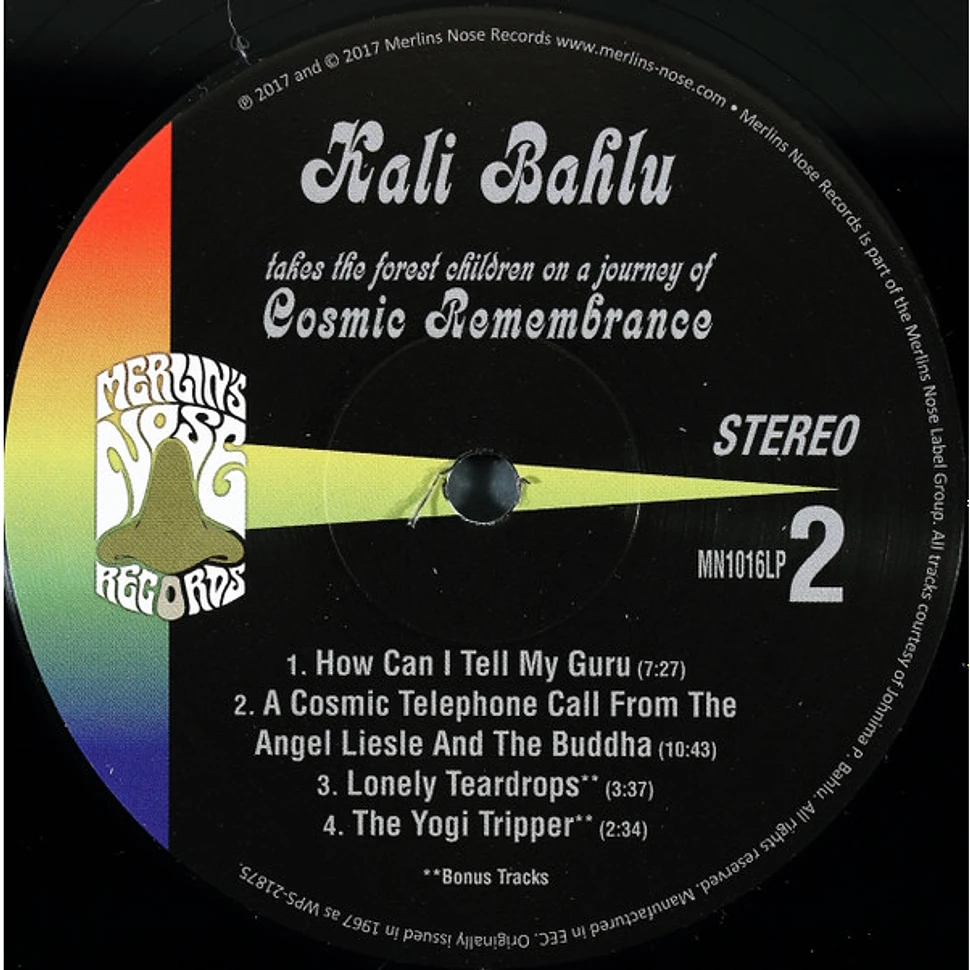 Kali Bahlu - Cosmic Remembrance