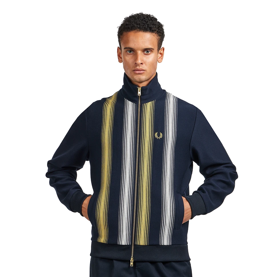 Fred Perry Ombre Stripe Track Jacket Navy HHV