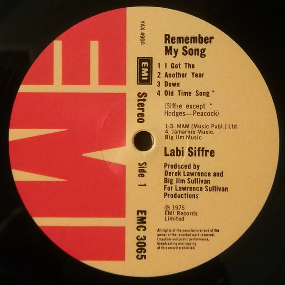 Labi Siffre - Remember My Song