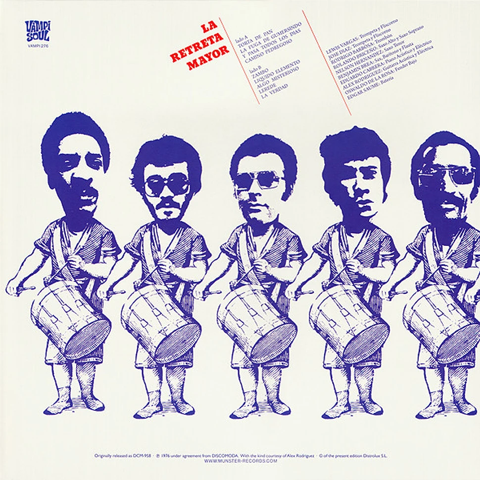 欧LP La Retreta Mayor La Retreta Mayor VAMPI276LP Vampi Soul /00260 La Retreta Mayor - La Retreta Mayor - Vinyl LP - 1976 - EU
