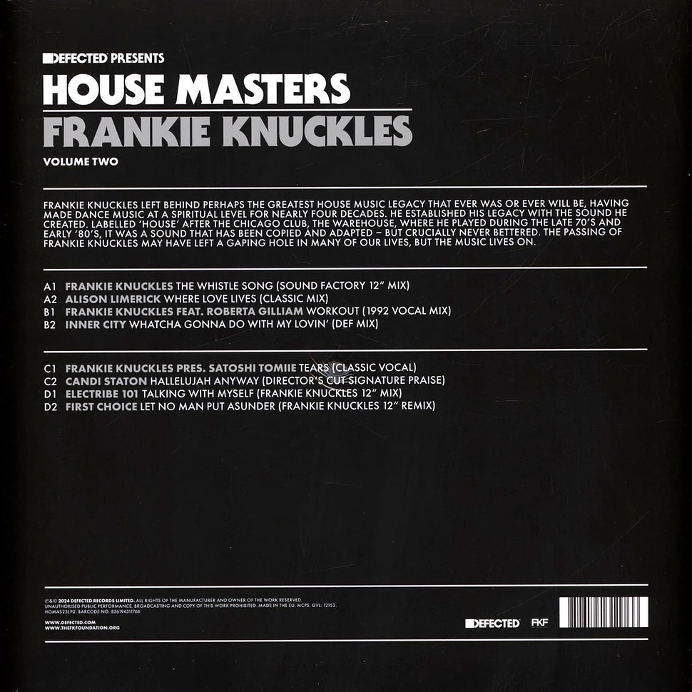 Frankie Knuckles - Defected Presents House Masters Volume 2