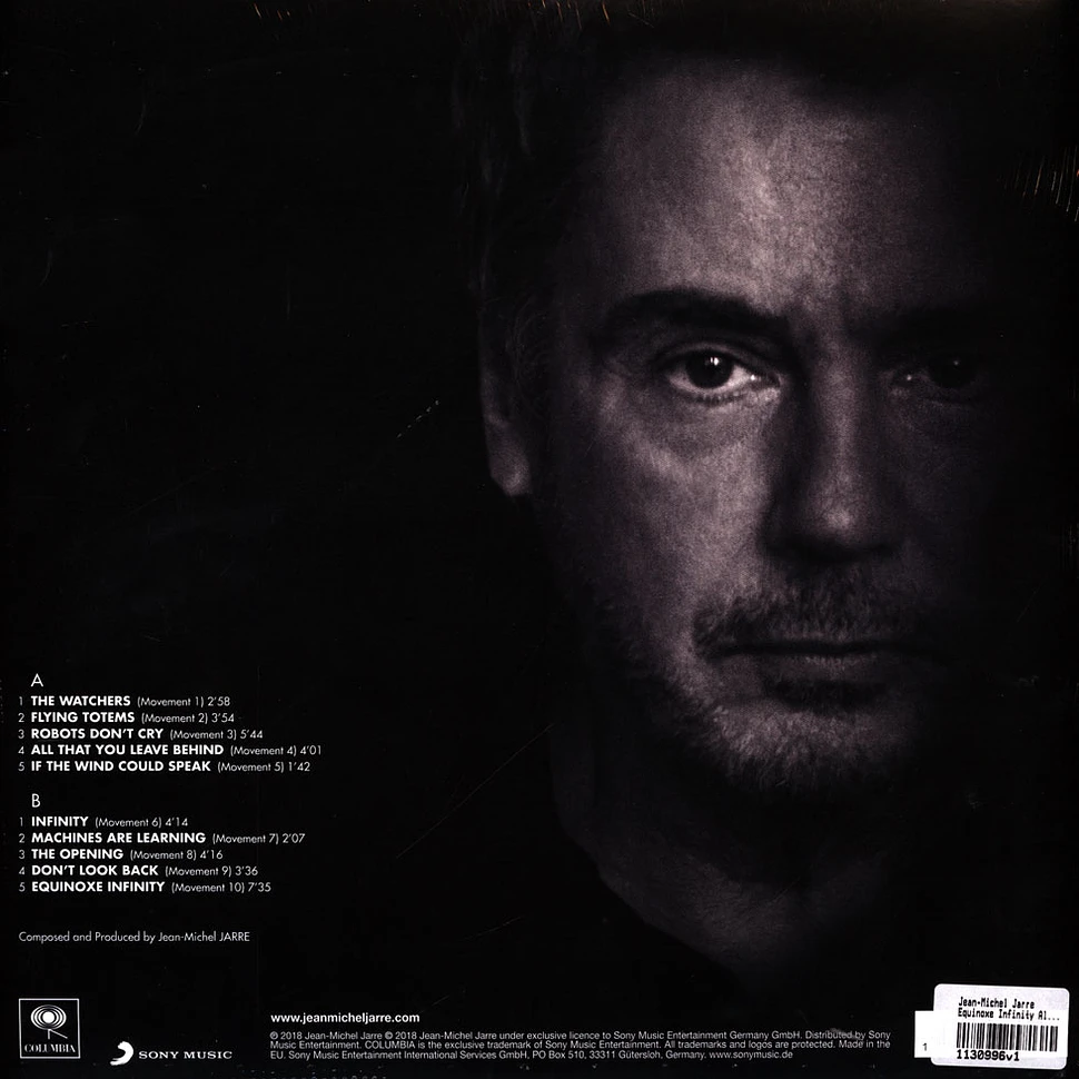 Jean-Michel Jarre - Equinoxe Infinity Alternate Cover Edition
