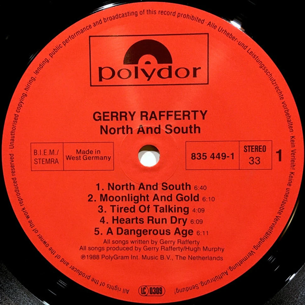 Gerry Rafferty - North & South