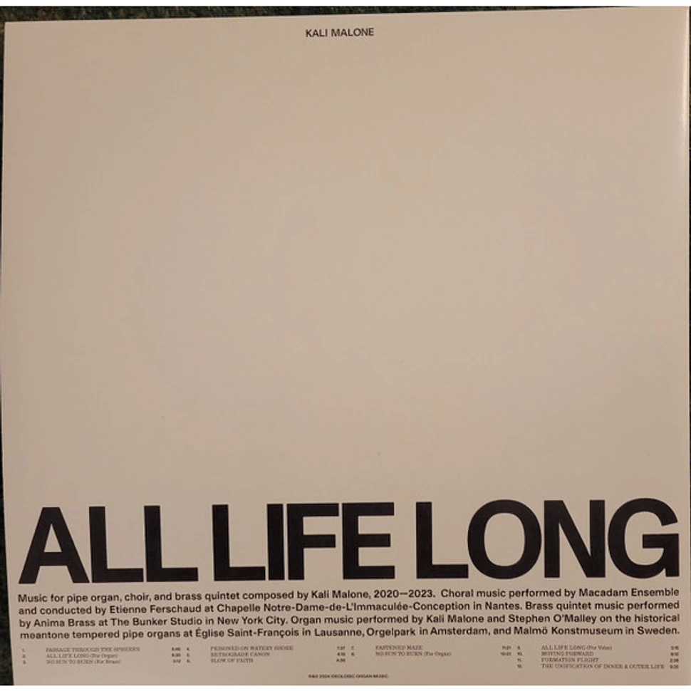 Kali Malone - All Life Long