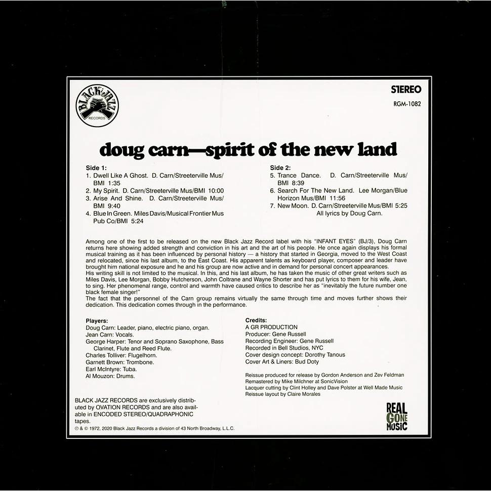 Doug Carn - Spirit Of The New Land