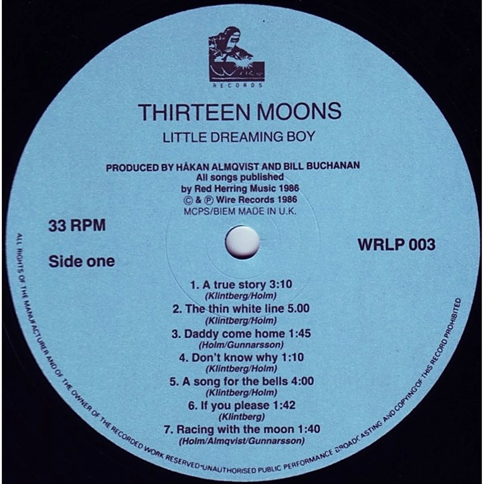 Thirteen Moons - Little Dreaming Boy