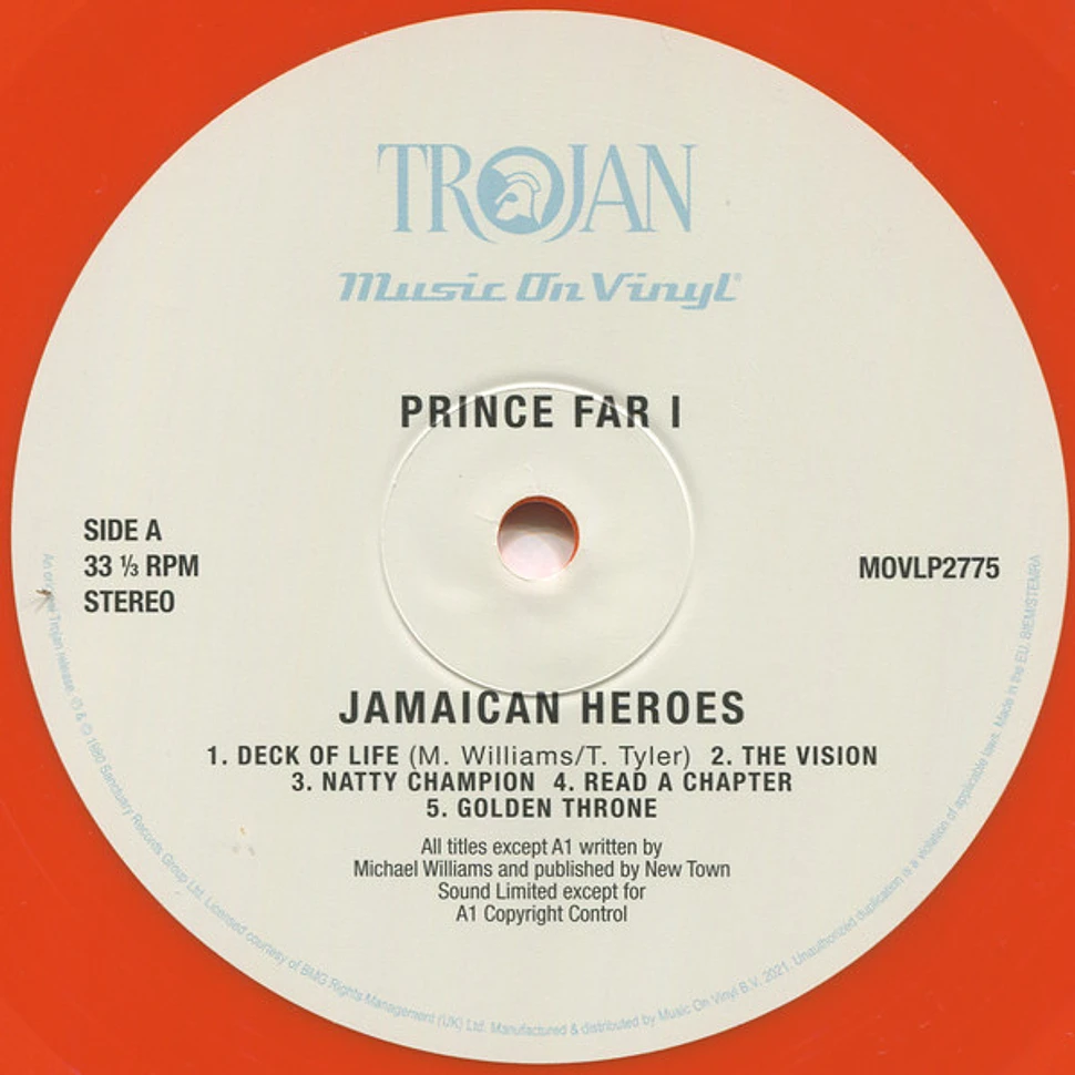 Prince Far I - Jamaican Heroes
