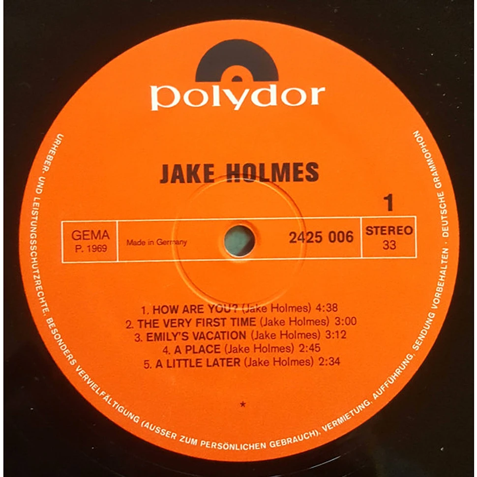 Jake Holmes - Jake Holmes