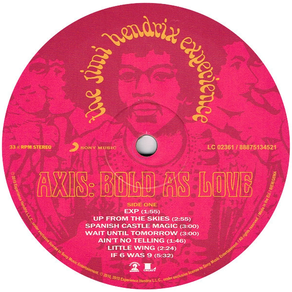 The Jimi Hendrix Experience - Axis: Bold As Love