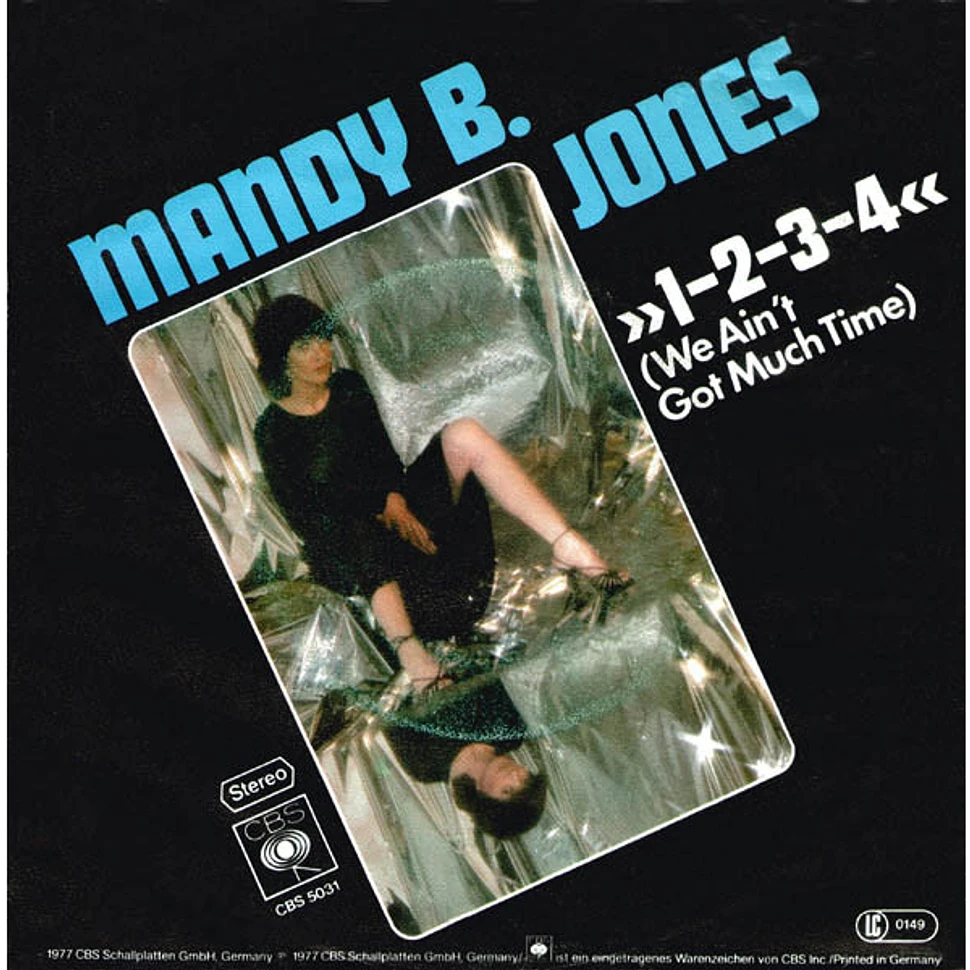 Mandy B. Jones - »1-2-3-4« (We Ain't Got Much Time)