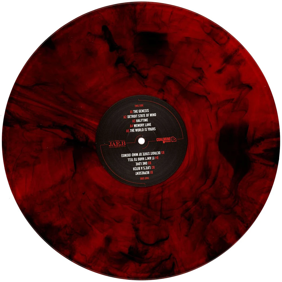 Elzhi - Elmatic HHV EU Exclusive Ruby & Black Marble Colored Vinyl w/ Hand-Numbered Sticker