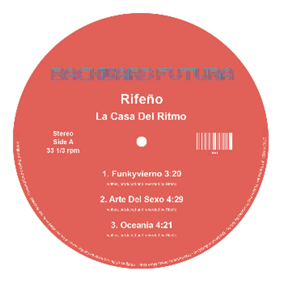Rifeño - La Casa Del Ritmo EP