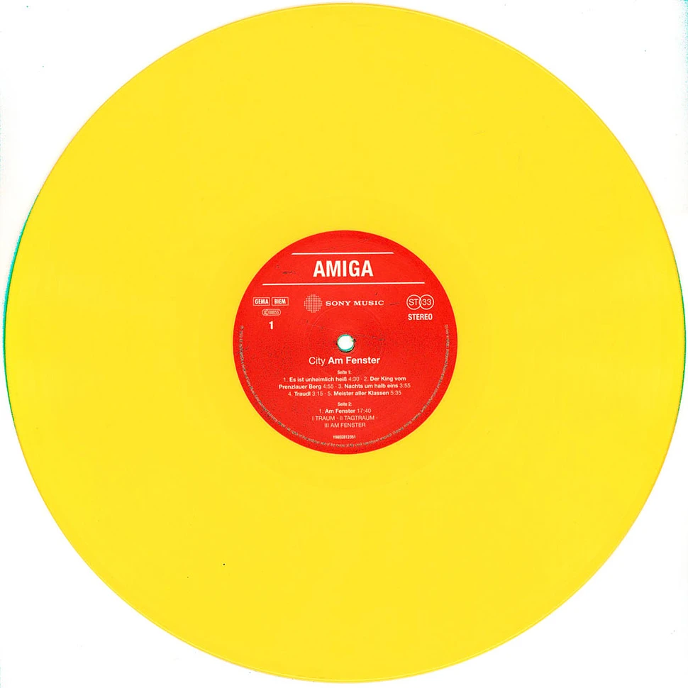 City - Am Fenster Yellow Vinyl Edition