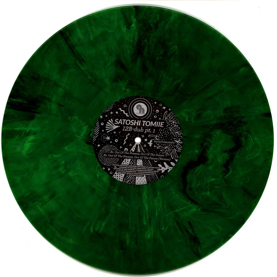 Satoshi Tomiie - 12b-Dub Part 1 Splattered Green Vinyl Edition