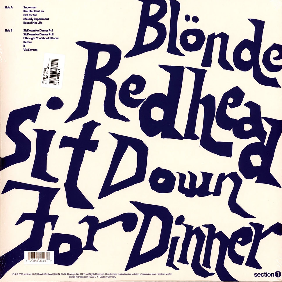 Blonde Redhead - Sit Down For Dinner Red / Transparent Marble Vinyl Editoin