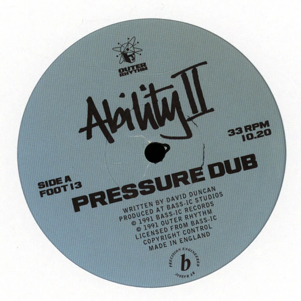 Ability II - Pressure Dub