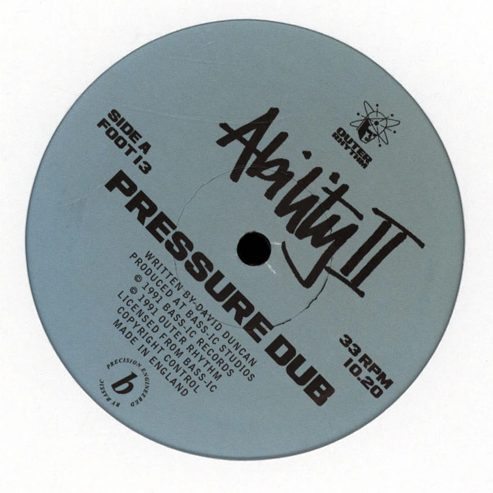 Ability II - Pressure Dub