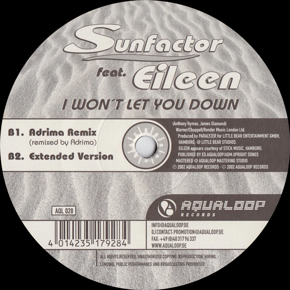 Sunfactor Feat. Eileen - I Won't Let You Down