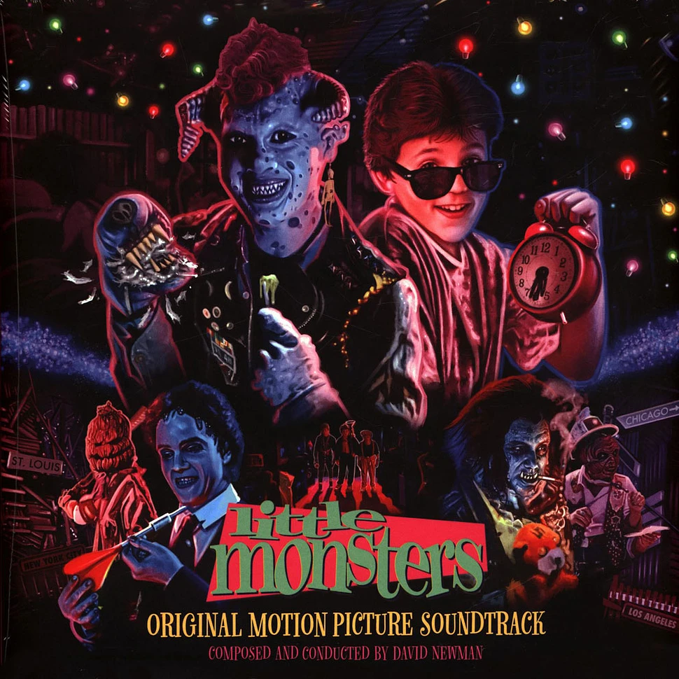 David Newman - OST Little Monsters Light Blue Gold Vinyl Edition