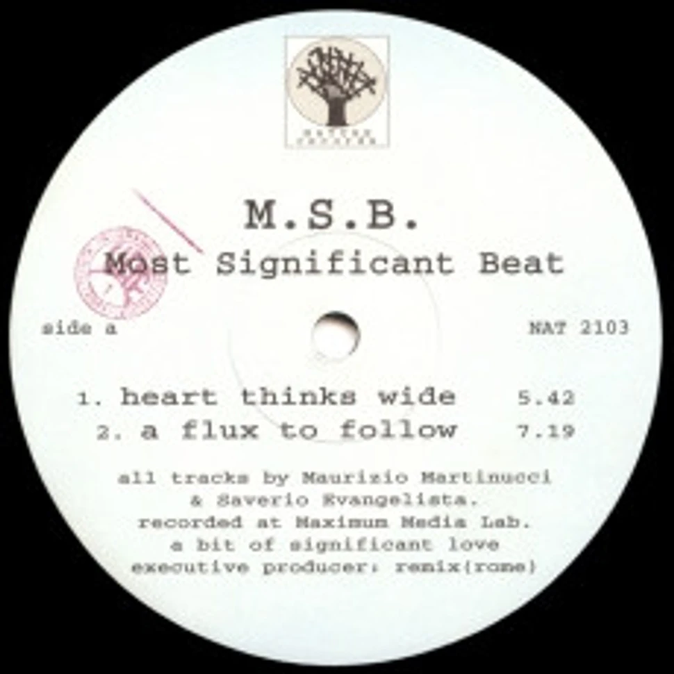 M.S.B. - Most Significant Beat