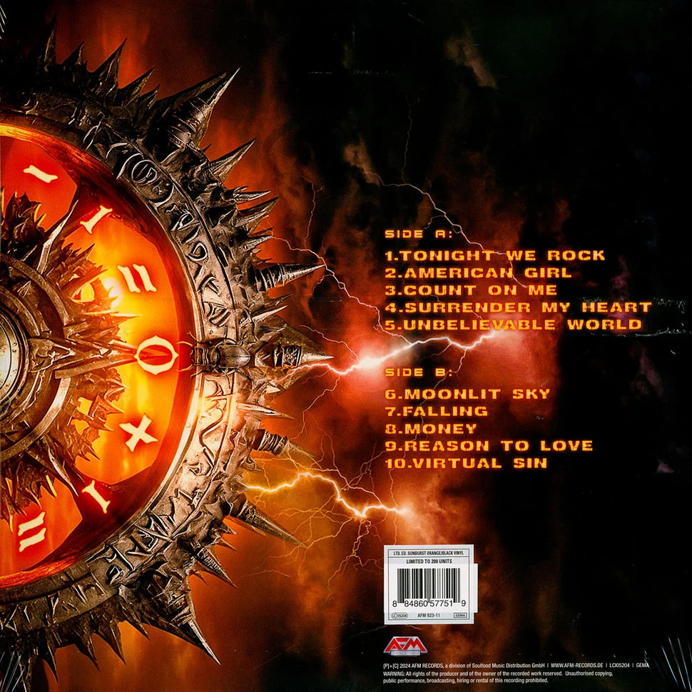 Victory - Circle Of Life Sunburst Orange / Black Vinyl Edition