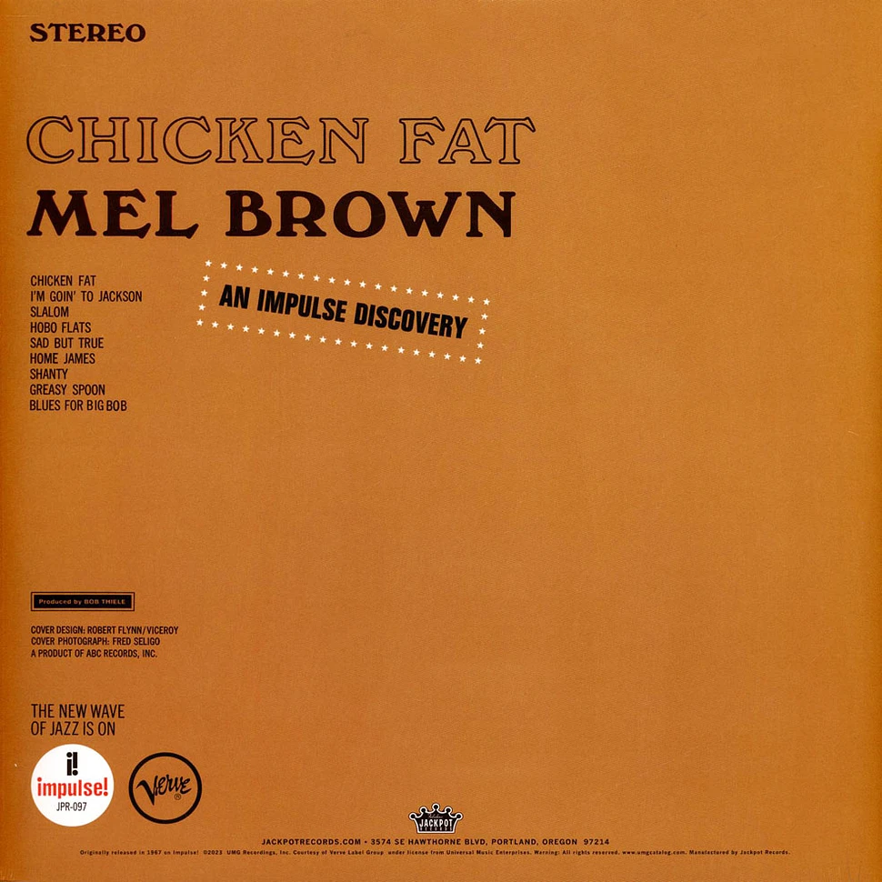 Mel Brown - Chicken Fat Clear Vinyl Edtion