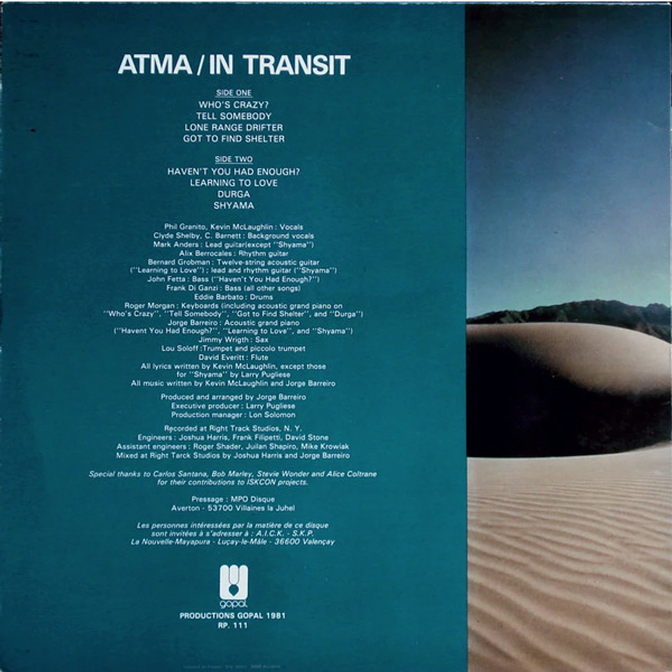 Atma - In Transit