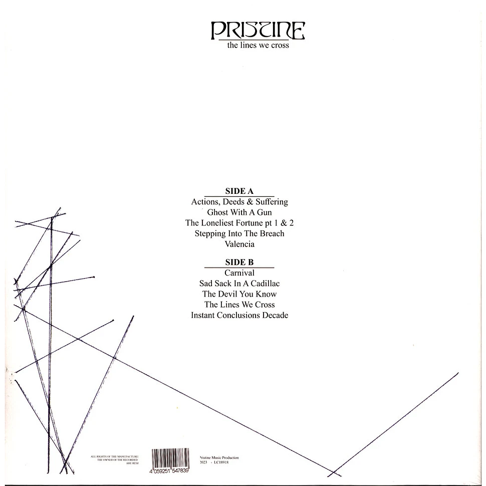 Pristine - The Line We Cross Clear Vinyl Edition