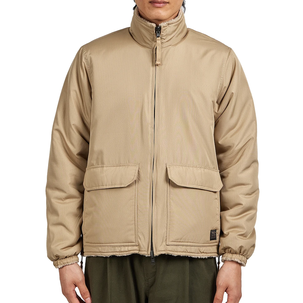 TAION - Non Down Military Reversible Boa Hi Neck Jacket