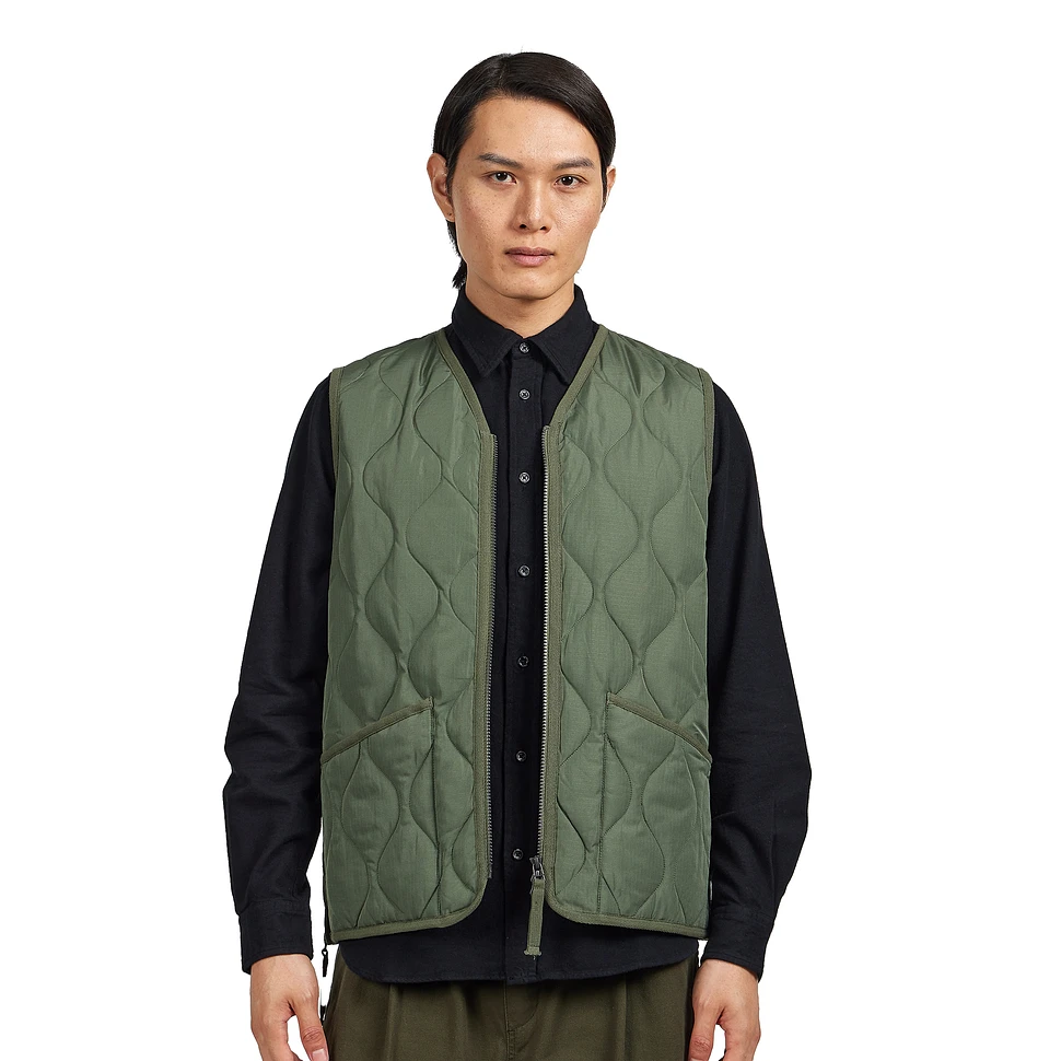 TAION - Military W-Zip V Neck Down Vest