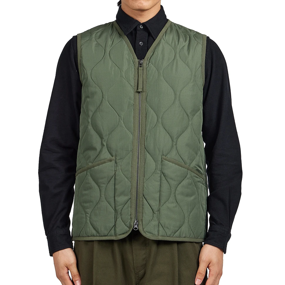 TAION - Military W-Zip V Neck Down Vest