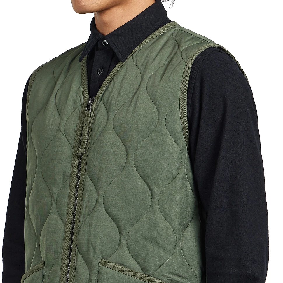 TAION - Military W-Zip V Neck Down Vest